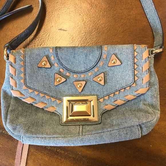 Denim and Leather Aimee Kestenberg Purse